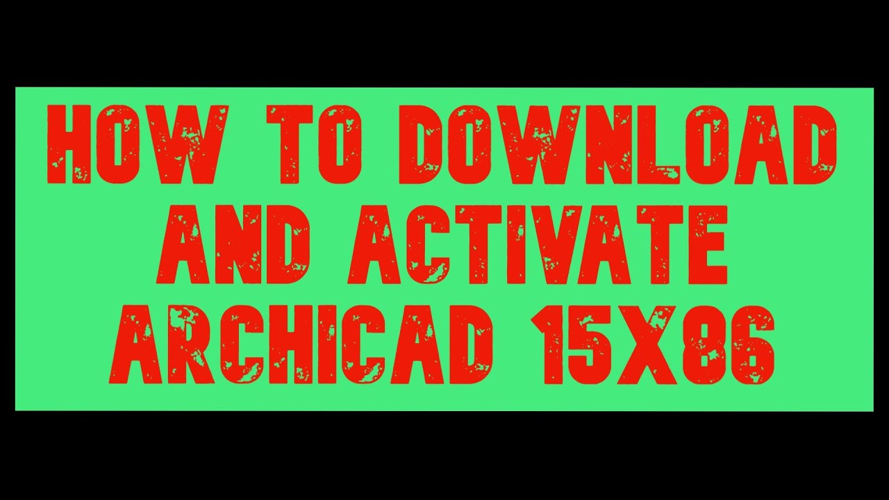 download archicad 15 32 bit crack